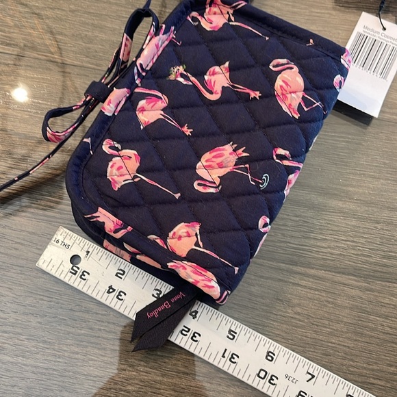 Vera Bradley Flamingo Fiesta Jewelry Case, Coin Purse, Medium Cosmetic Bag NWT - Picture 5 of 17